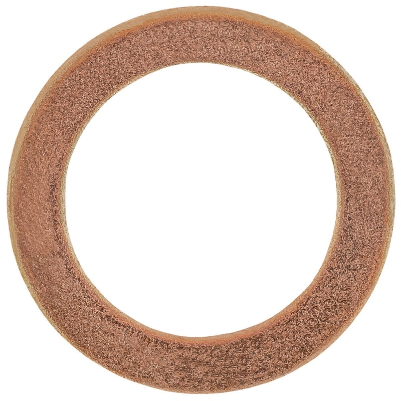 COPPER OIL DRAIN PLUG GASKET 18MM I.D.