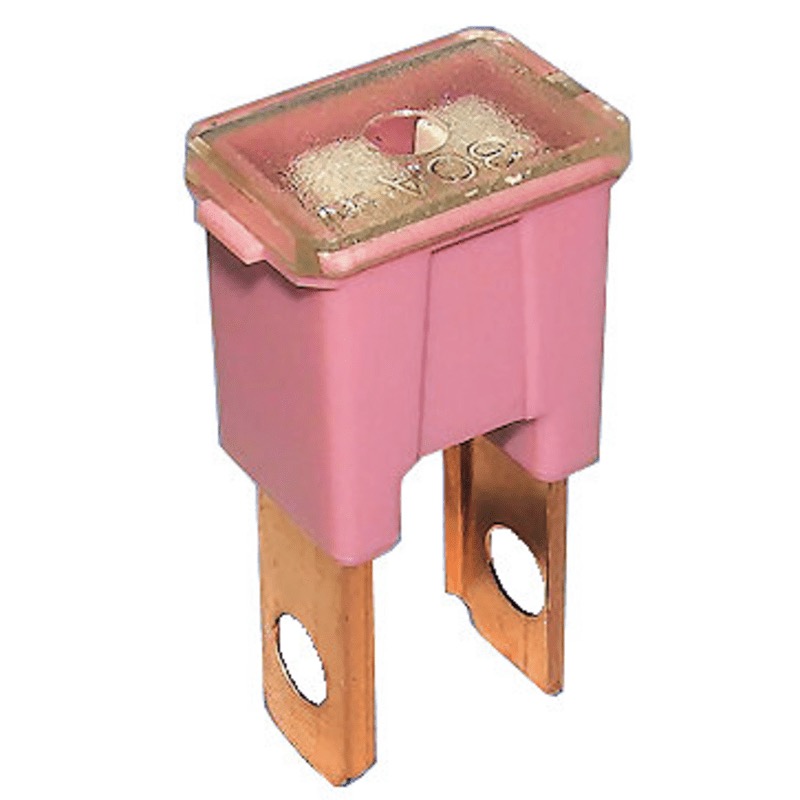 Fusible PAL / FLM 30A rose terminaux mâles droits