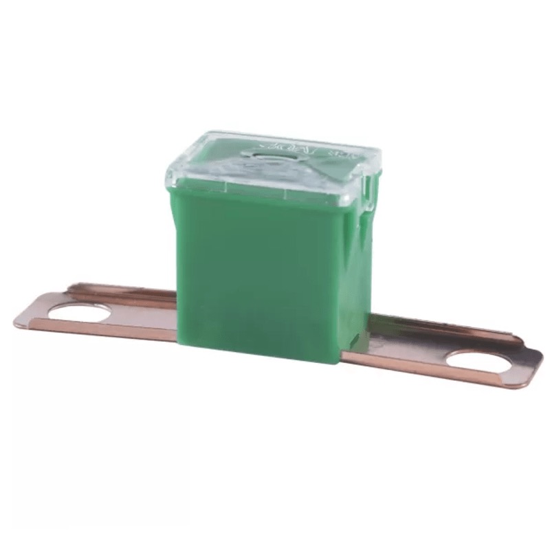 Fusible PAL / FLB 40A vert terminaux mâles coudés