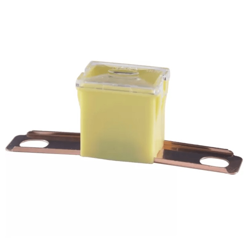 Fusible PAL / FLB 60A rouge terminaux mâles coudés