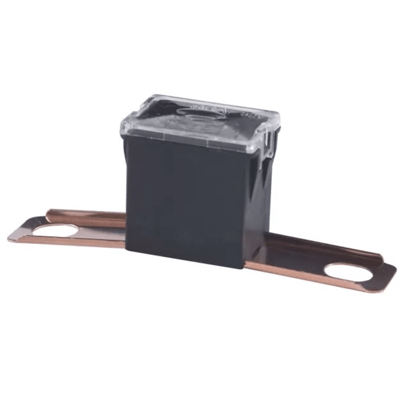 Fusible PAL / FLB 80A noir terminaux mâles coudés