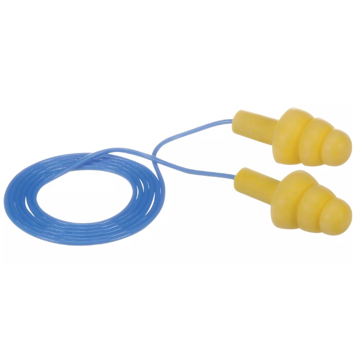 Bouchons d'oreilles avec cordon 3M™ E-A-R™ UltraFit™ 25 dB NRR (100 paires/bte)