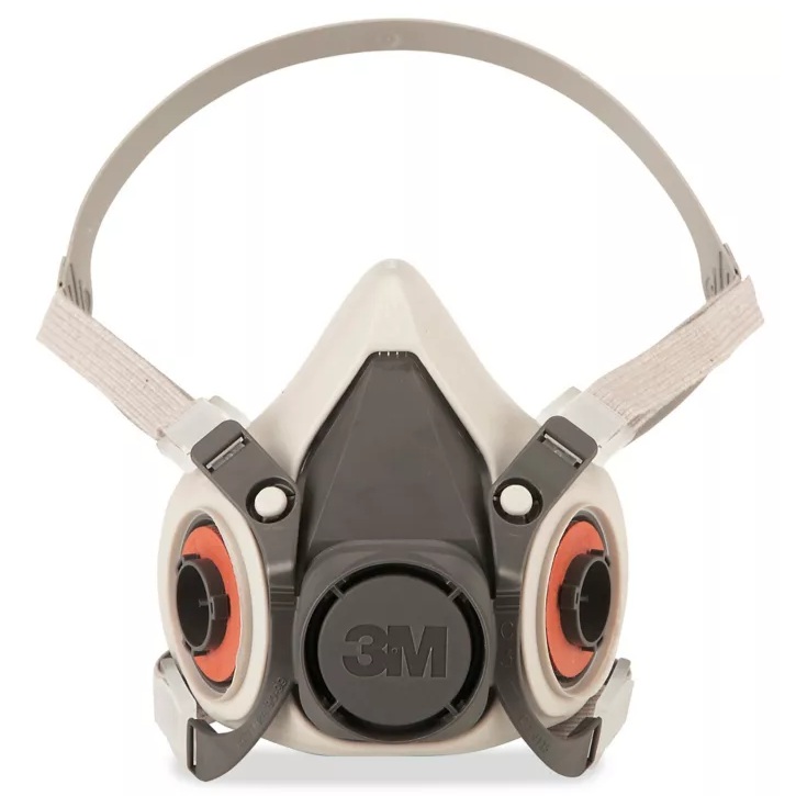 3M™ 6000 series economical half mask reusable respirator, S
