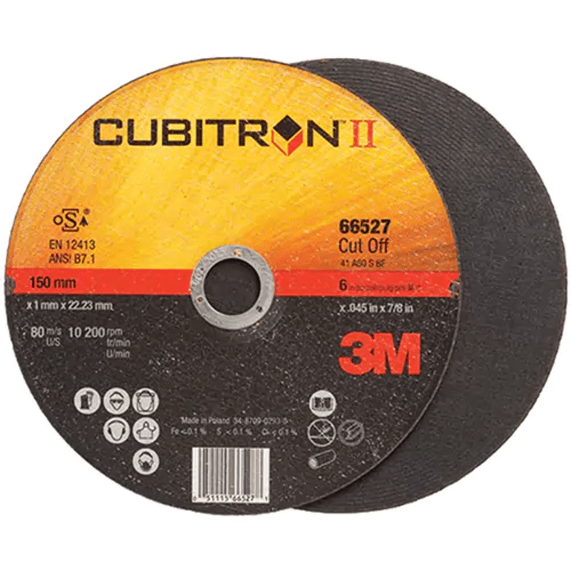 Meule à tronçonner Cubitron™ II 3M™ 4-1/2po X 3/64po X 7/8po type 27