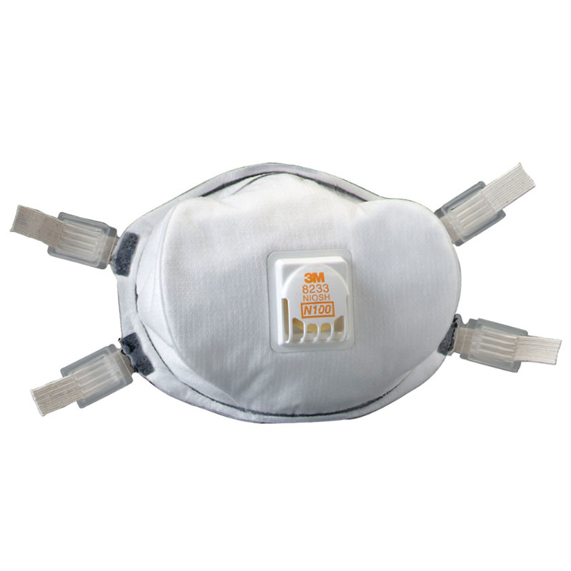 Respirateurs contre les particules jetables 3M™ 8233 homologué N100 avec valve d'expiration