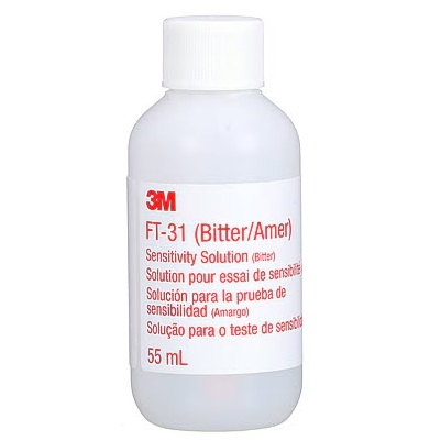 Solution de sensibilité 3M™ FT-31, goût amer