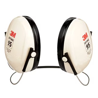 3M™ Peltor™ Optime™ 95 behind the head earmuffs 21 dB NRR