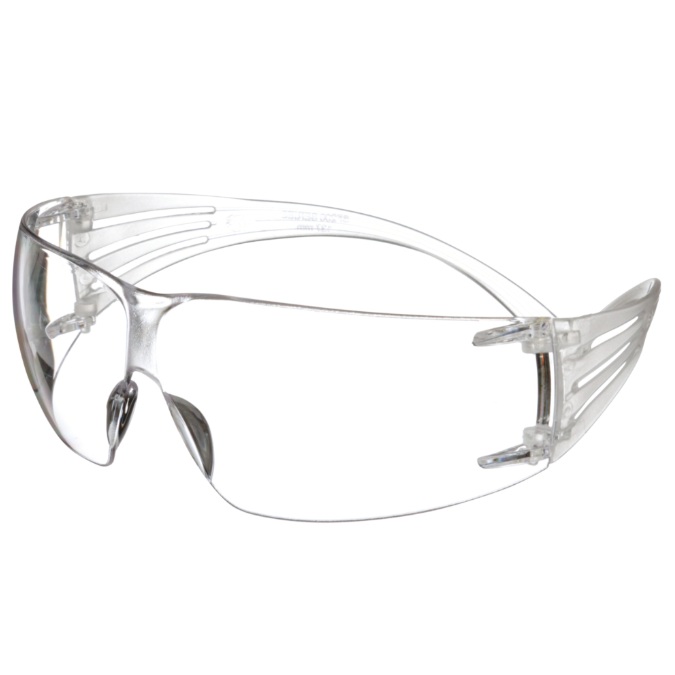 Lunettes de sécurité sans monture 3M™ SecureFit™ avec lentilles claires
