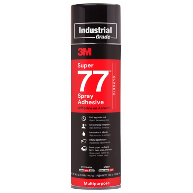 3M Super 77 Multipurpose Spray Adhesive 16.5oz