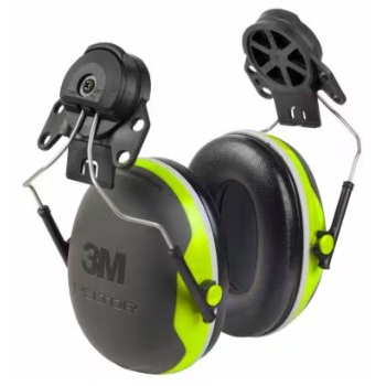 3M™ Peltor™ X4P3E hard hat attached earmuffs 25 dB NRR