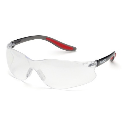 Lunettes de sécurité sans monture Xenon avec lentilles claires