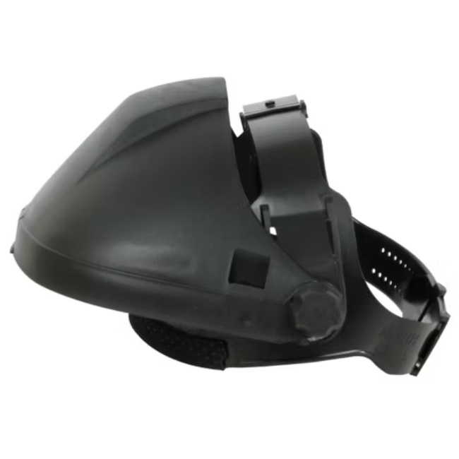 Fibre-Metal® faceshield headgear with ratchet adjustment and 4 in crown