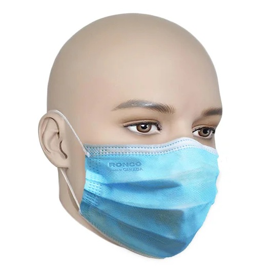 Pro-Tec™ 3 ply medical grade disposable masks ASTM Grade 2 fiberglass free