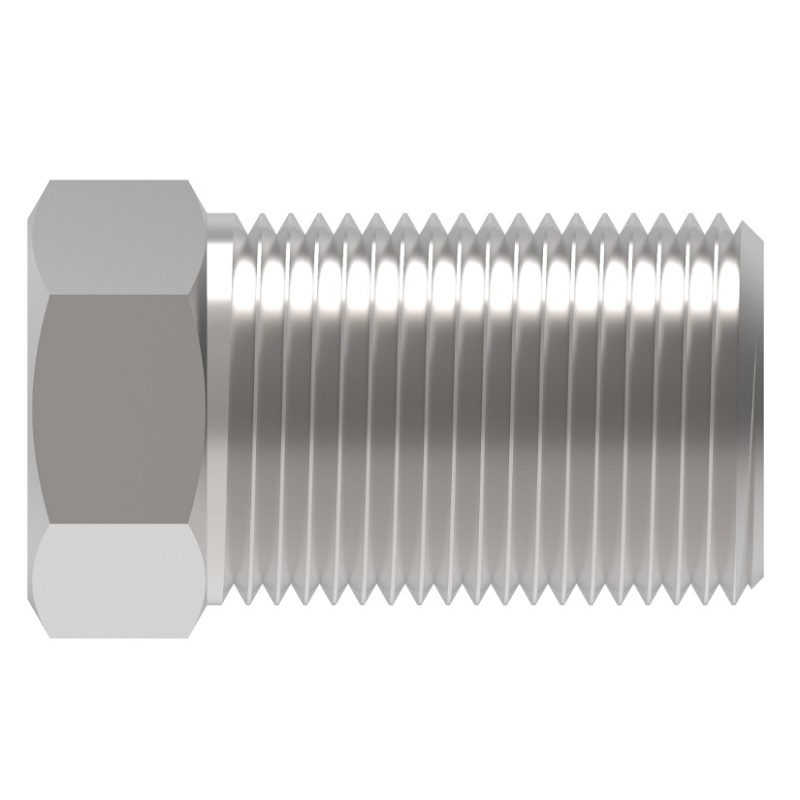 Weatherhead steel SAE 45° inverted flare long nut 3/16 tube