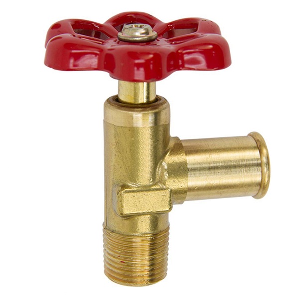 Weatherhead brass angle valve 3/8 tube X 3/8 M-NPT