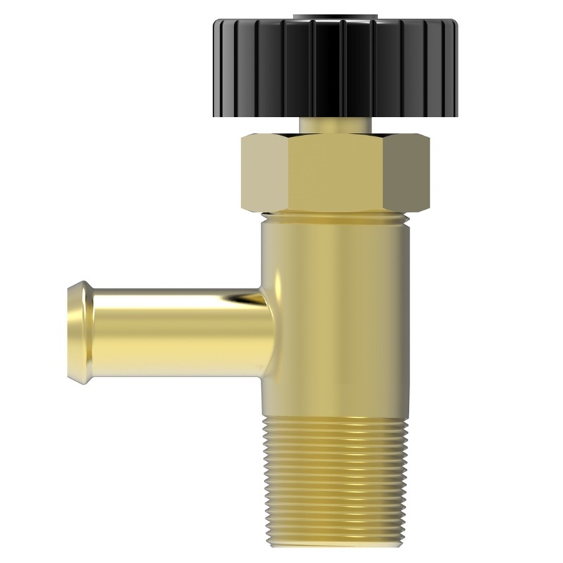 Weatherhead brass angle valve 5/8 tube X 3/8 M-NPT
