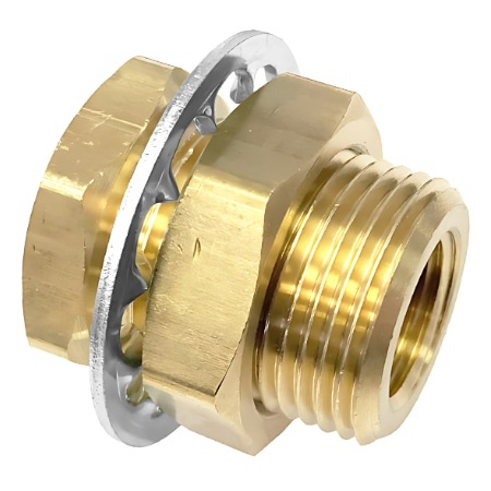 Weatherhead brass terminal bolt 1/4 F-NPT X 1-1/2 in long