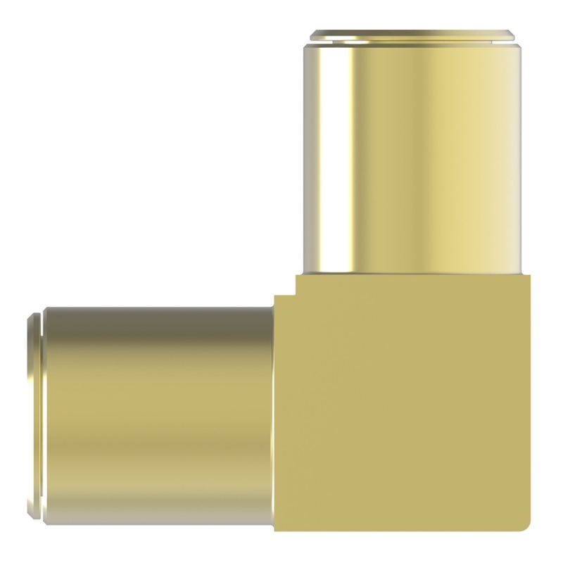 Weatherhead D.O.T. brass push-to-connect 90 deg coupling 1/4 tube for air brake plastic tube
