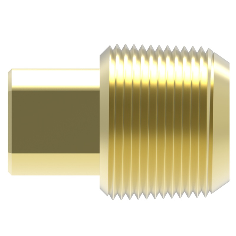 Weatherhead brass square head plug 3/4 M-NPT
