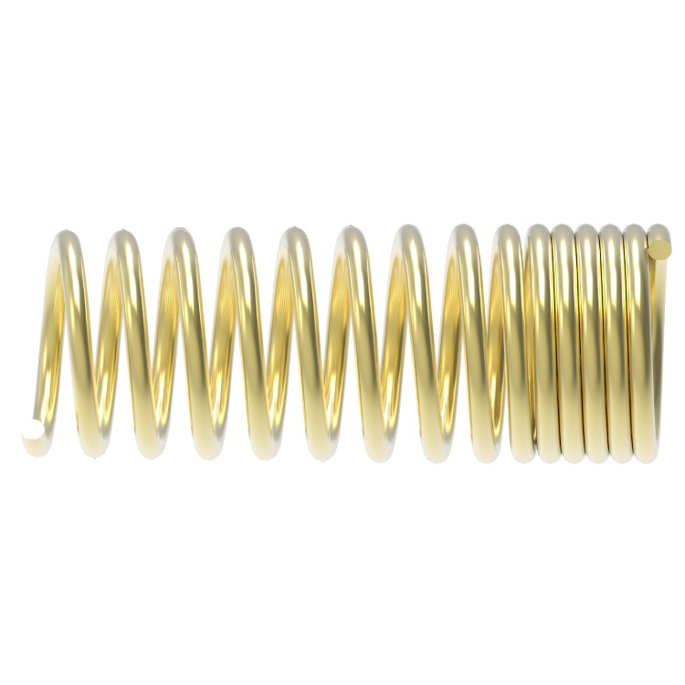 Weatherhead D.O.T. brass spring guard 3/8 tube for air brake rubber hose