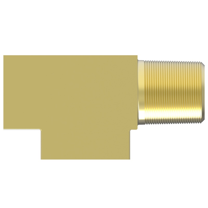 Weatherhead brass run tee 3/4 NPT