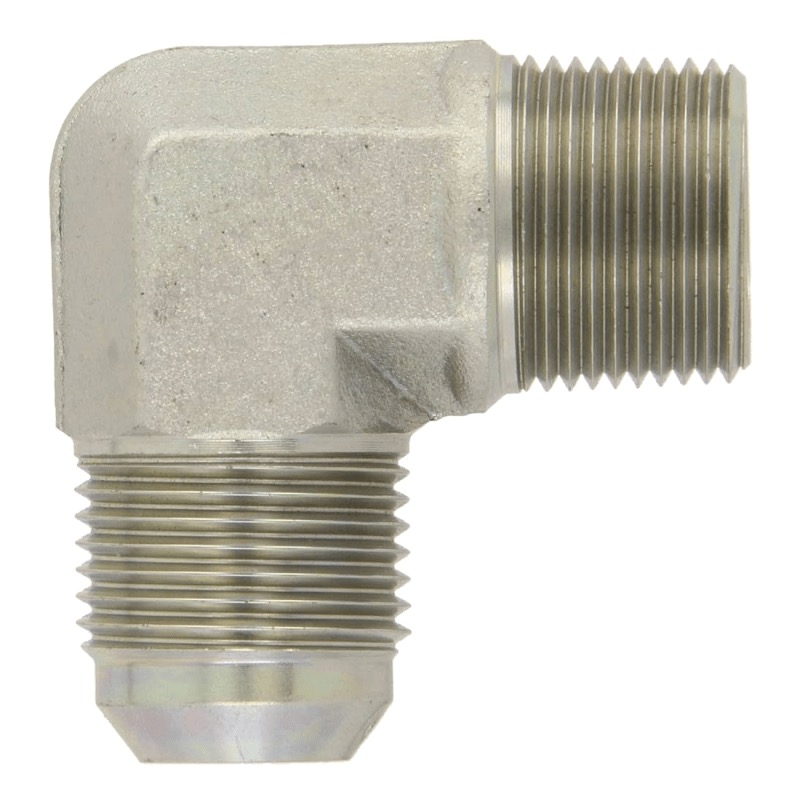 Steel 90 deg elbow 1-1/4 M-JIC X 3/4 M-NPT