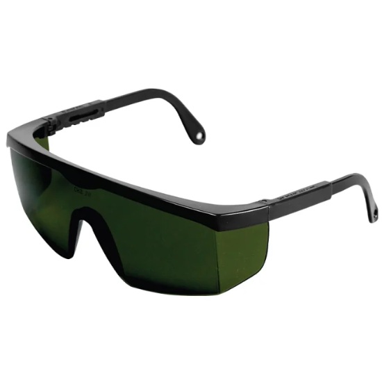 Lunettes de sécurité à monture partielle Scorpion avec lentilles teinte IR 5.0