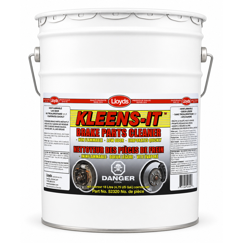 Non flammable brake and parts cleaner