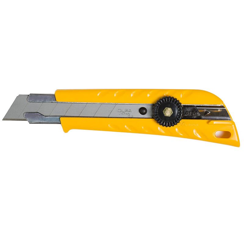 Couteau utilitaire Olfa® L-1 18 mm avec verrou à rochet