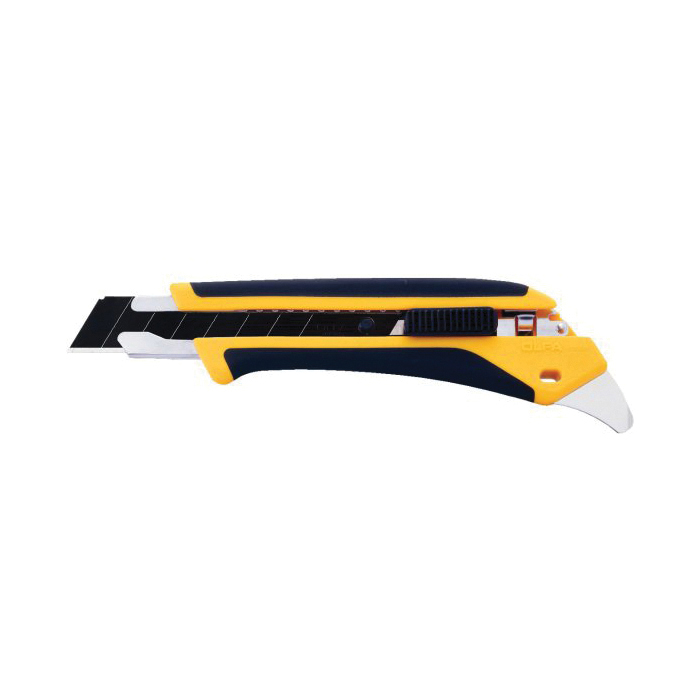 COUTEAU GLISSIERE OLFA LA-X POIGNEE CAOUTCHOU