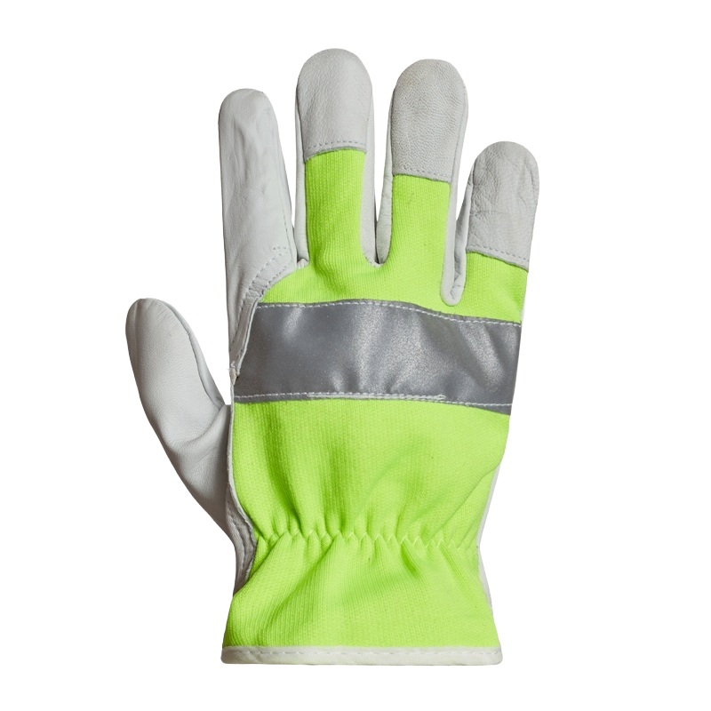 Endura® driver gloves with flexible hi-viz retroreflective back, L