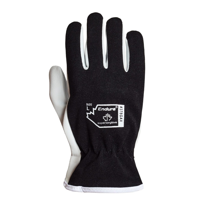Endura® driver gloves with flexible fabric backs for better breathability, S