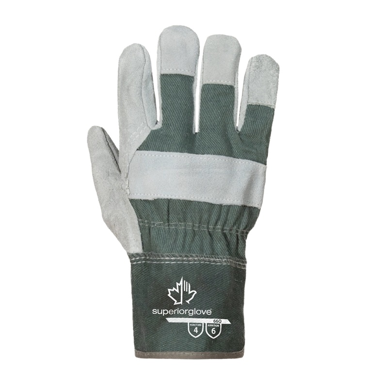 Endura® economical split leather fitter style gloves, L