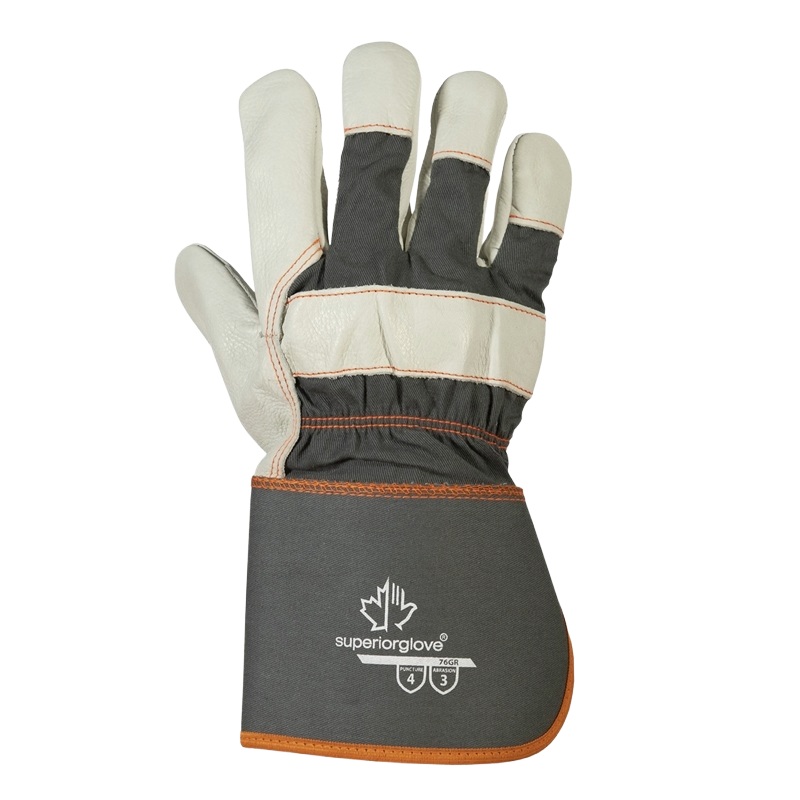 Endura® fitter style gloves with rubberized cuffs and liquid resistance, L