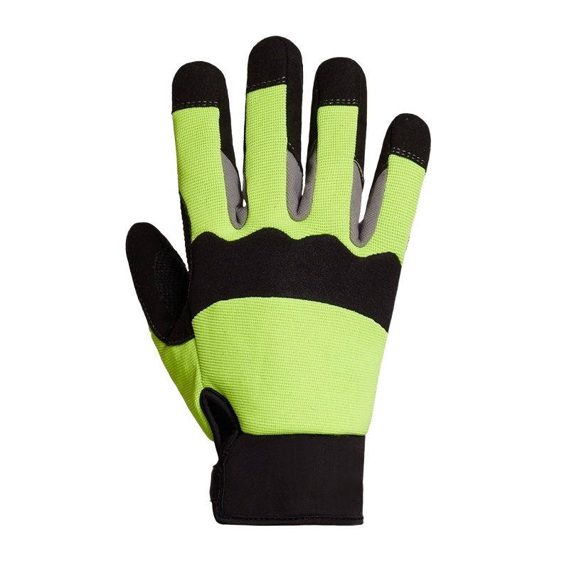Clutch Gear™ full coverage mechanic style gloves with hypodermic puncture resistance, L