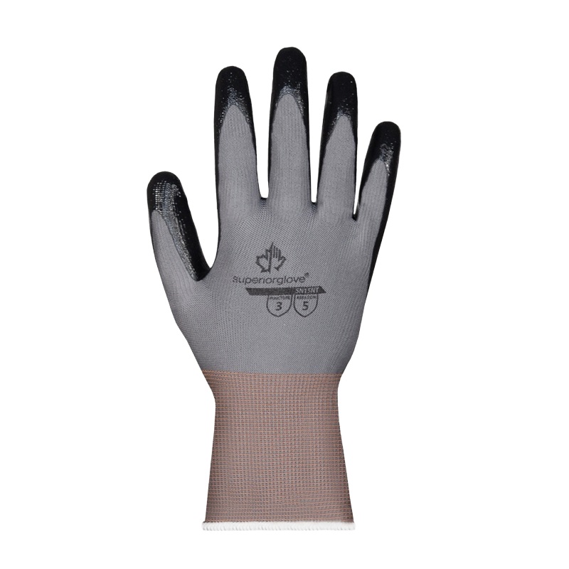 KnitActiv™ maximum durability coated gloves with nitrile palm coating for high abrasion tasks, XL