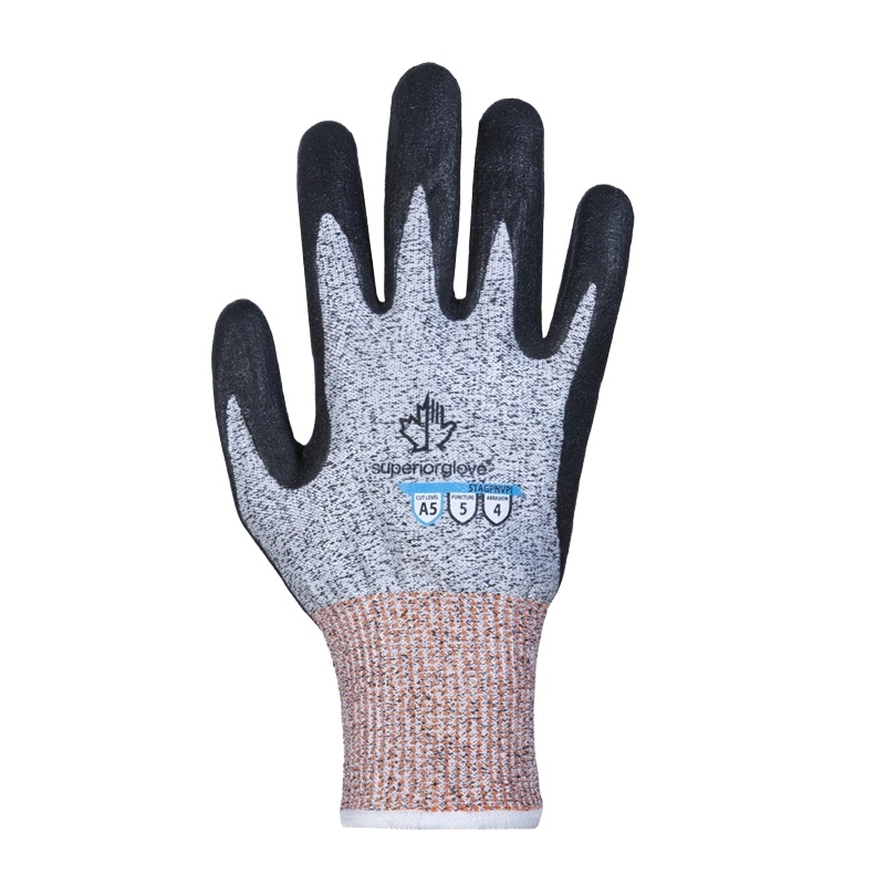TenActiv™ vibration-dampening coated gloves with cut protection, M