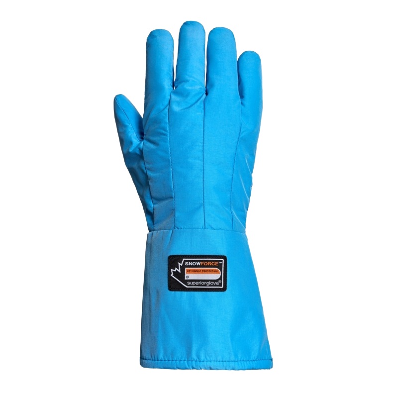 Superior Glove® waterproof protection gloves for handling extremely cold cryogens, S-M