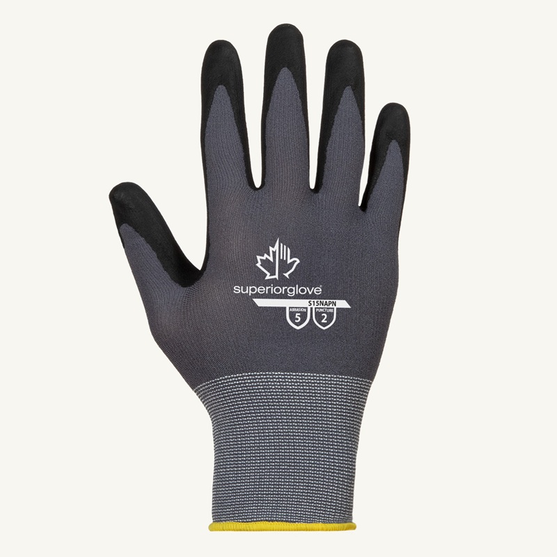 KnitActiv™ maximum durability coated gloves with micropore nitrile palm coating for high abrasion tasks, 2XS