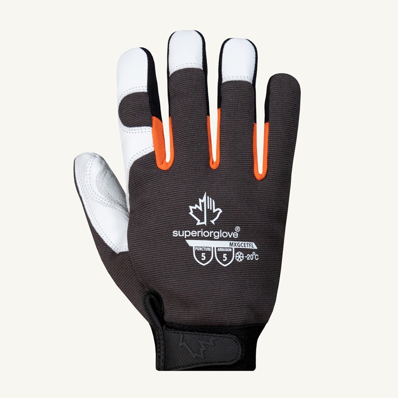 Clutch Gear™ mechanic style gloves with cold protection down to -20°C, S