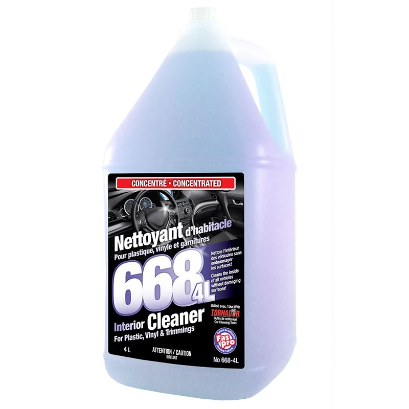 FASPRO® interior cleaner for plastic, vinyl and trimmings - concentrated (4 L)
