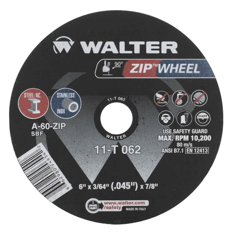 Meule à tronçonner Zipcut™ 6po X 3/64po X 7/8po type 1