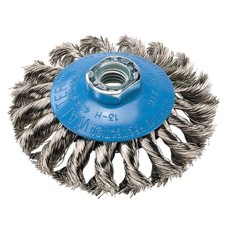 5X5/8 SS SAUCER CUP BRUSH