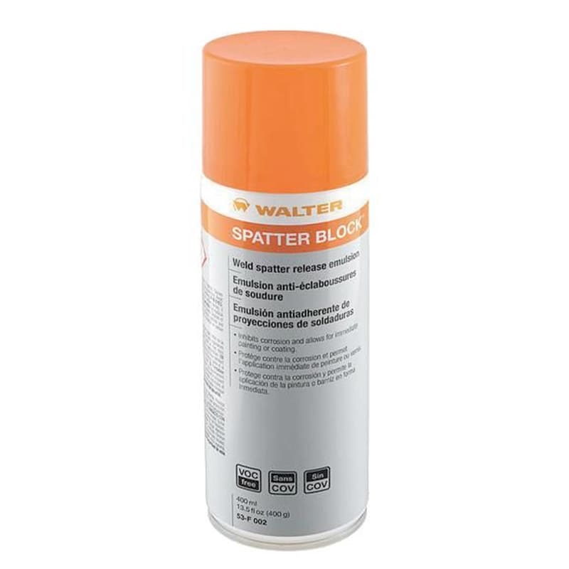 Walter Spatter Block™ general purpose anti-spatter emulsion (400 ml aerosol)