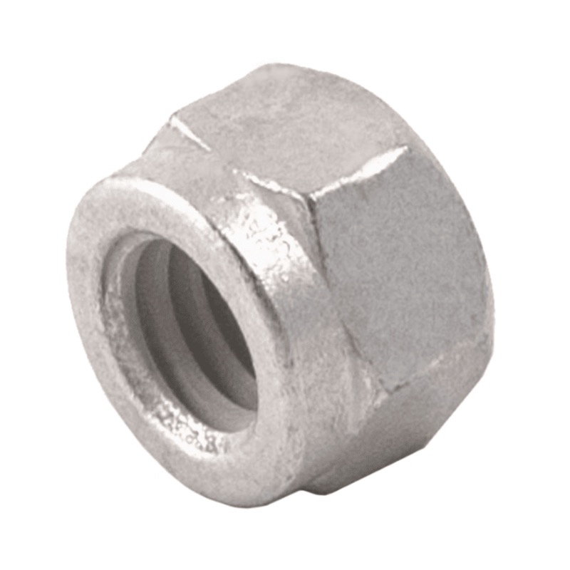 Open battery nut 5/16-18 tin plated steel