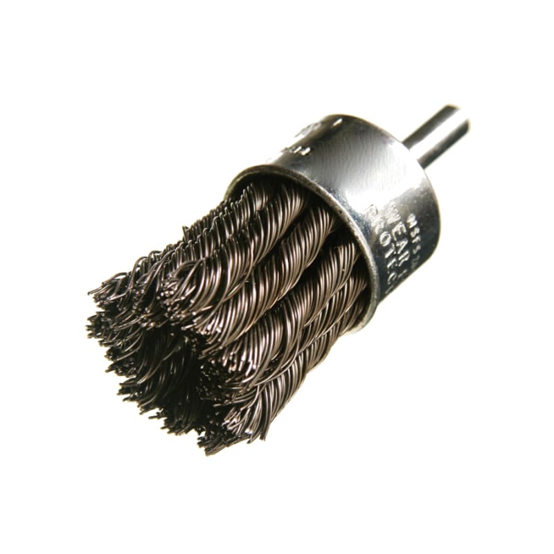 1 KNOT WIRE END BRUSH 1/4 SHANK .020 STEEL