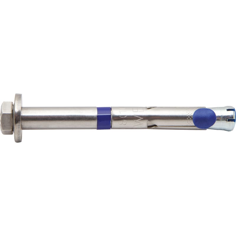 Power-Bolt 3/8 x 3-1/2 Hex Head Sleeve Anchor 304 Stainless Steel