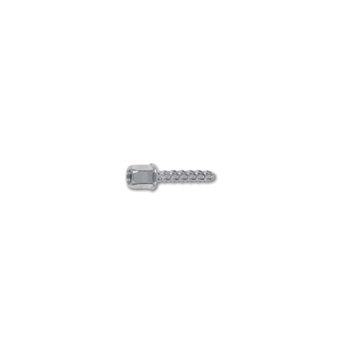 Rod Hanger Anchor: Steel, Zinc Plated, 1/4 in Screw Size, 1 5/8 in