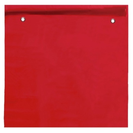 Drapeau orange en PVC / nylon 18 po X 18 po (tige non incluse)
