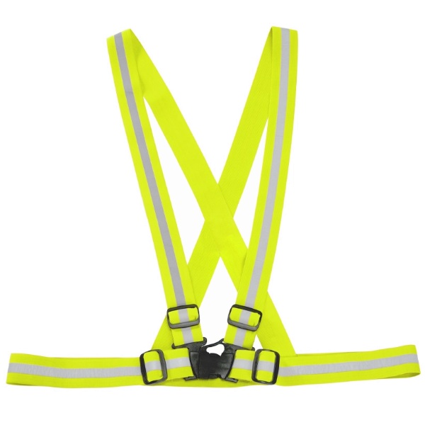 Harnais de circulation haute visibilité vert / jaune, taille unique